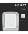 120W LED gatlykta - Typ III-M lins, Samsung-chip, 4000K, 130lm/W