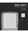 160W LED Gatlykta - TYP III-M lins, Samsung-chip, 4000K, 130lm/W.