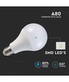 E27 18W LED-lampa - A80