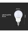 P45 LED-lampa 5,5W E14 - 6400K, Plast, CRI95