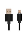 1,5m svart MFi Lightning kabel - 2A, Apple certifierad, hållbar design
