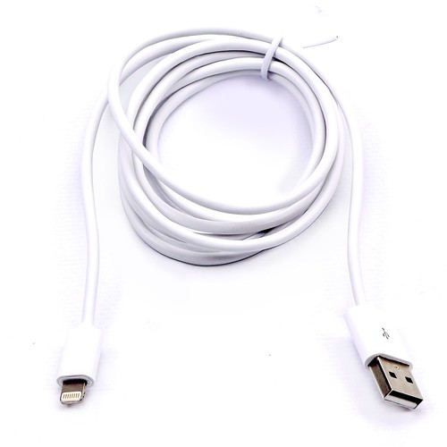 1,5m MFi iPhone-kabel - vit