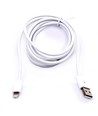 1,5m MFi iPhone-kabel - vit