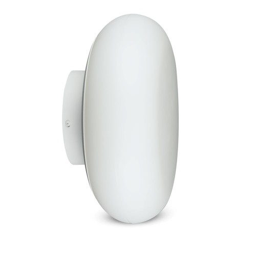 LED Vägglampa 40W - Designer, TRIAC Dimbar, 3000K, Vit