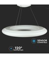 105W designer hängande taklampa LED - TRIAC dimbar, 3000K, vit