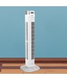 55W LED tornfläkt - temperaturvisning, fjärrkontroll, 36 tum