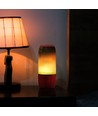6W bärbar Bluetooth högtalare med LED ljus - Röd, 1800mAh batteri, USB/TF/AUX, 5V DC