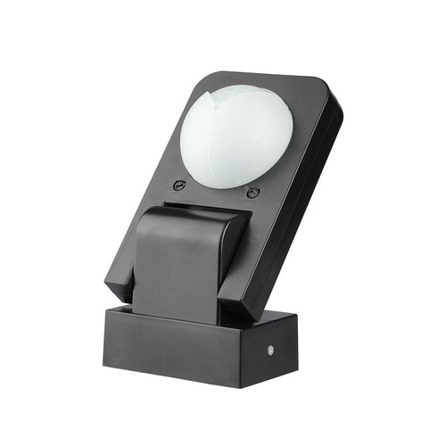 Infraröd Rörelsesensor - Svart, IP65 (Max: 1000W LED)