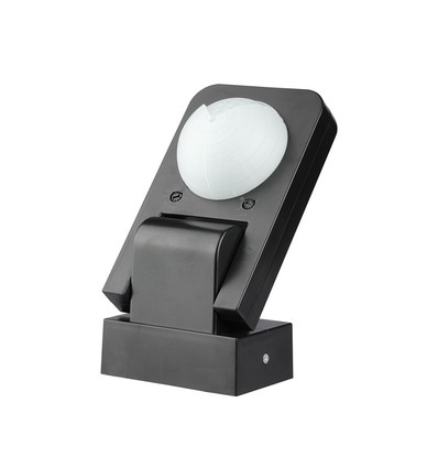 Infraröd Rörelsesensor - Svart, IP65 (Max: 1000W LED)