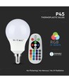 P45 LED-lampa 3,5W E14 - RGB+4000K Dimbar, RF Kontroll, Dimbar