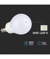 3,5W P45 LED-lampa E14 - RF-kontroll, dimbar, RGB+6400K