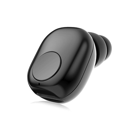 Bluetooth earbuds med mikrofon - Svart, 10m räckvidd, upp till 3 timars speltid