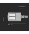 100W LED Gatubelysning - Inventronics dimbar, Samsung chip, 5700K, 140lm/W