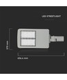 120W LED Gatlykta - Inventronics-dimbar, Samsung-chip, 4000K, 140lm/W