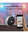 Bärbar Bluetooth-högtalare - TWS-funktion, 800mAh Batteri, Grå