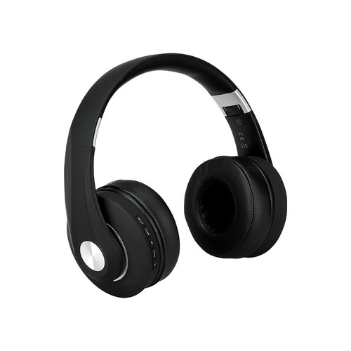 Trådlösa Bluetooth-hörlurar, svart - 12 timmars speltid, hopfällbar