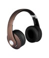 Trådlösa Bluetooth-hörlurar med justerbar bygel - 12 timmars speltid, brun