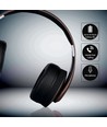 Trådlösa Bluetooth-hörlurar med justerbar bygel - 12 timmars speltid, brun