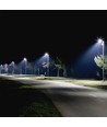 100W LED gatubelysning - 140lm/W, 14.000lm, Samsung LED chip, grå, utomhus
