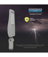 100W LED gatubelysning - 140lm/W, 14.000lm, Samsung LED chip, grå, utomhus