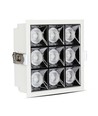 36W kvadratisk LED infällnadspanel - Samsung LED chip, RA90, 38°, Hål: 120x120 mm