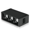 3*1W LED Magnetiskt Linjärt Spotljus 3000K - Svart, IP20, 24V