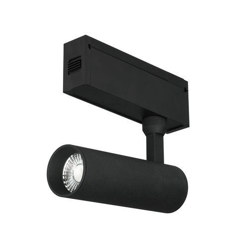 15W Spotljus - LED, Magnetisk, 3000K, IP20, Svart, 24V.