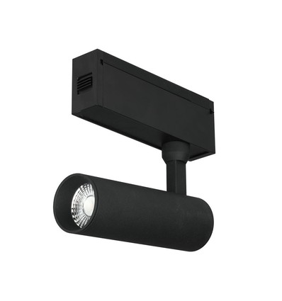 15W Spotljus - LED, Magnetisk, 3000K, IP20, Svart, 24V.