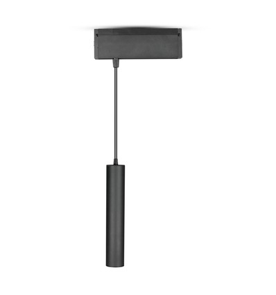 15W magnetisk pendel skenspot, 24V - 4000K, IP20, svart, 36 grader, magnetisk linjär pendel