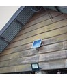 25W Solara LED strålkastare med solcell - 550lm, IP65, svart, inkl. fjärrkontroll och solpanel