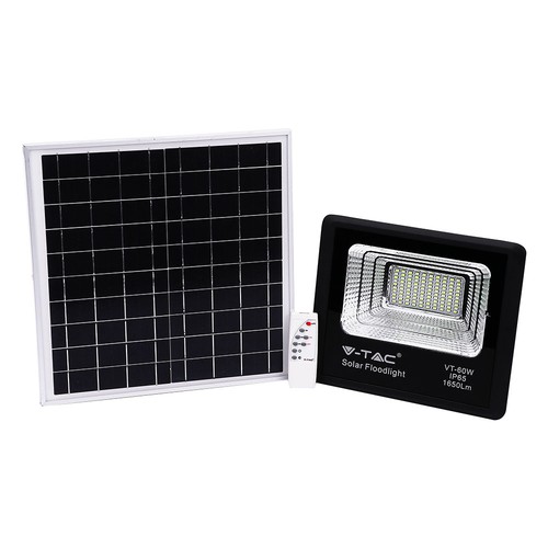 20W Solpanel - LED strålkastare, 6000K