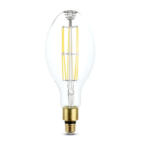 ED120 glödlampa 24W E27 - klart glas, 6400K, koltråd, 160lm/watt