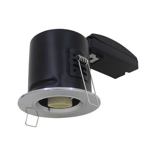 GU10 Downlight - Brandsäker, Vipp- och låsmöjlighet, Tjockt hus, Krom