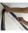 100x Buntband / Kabelstrips - 3,5 x 200 mm, Vit, 100 st.