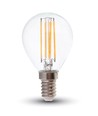 P45 LED-lampa 6W E14 - Klarglas, 2700K, 130lm/W.