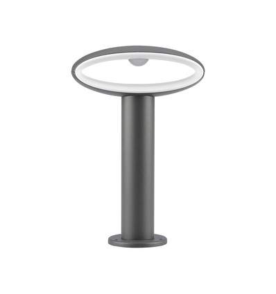 9W LED trädgårdslampa, 30cm - IP54, mörkgrå, 4000K, inkl. ljuskälla