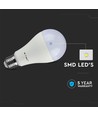 A65 LED-lampa 17W E27 - Plast, Samsung-chip, 4000K, Dimbar