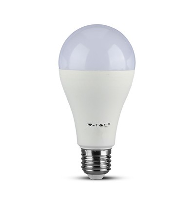 A65 LED 17W E27 - Plast Lampa, Samsung-Chip, 6400K, Dimbar