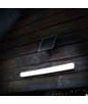 18W Solcells LED Armatur - Utomhus, med Sensor och RF-styrning, 3i1, IP65