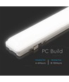 18W Solcells LED Armatur - Utomhus, med Sensor och RF-styrning, 3i1, IP65