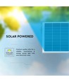 18W Solcells LED Armatur - Utomhus, med Sensor och RF-styrning, 3i1, IP65