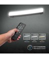 18W Solcells LED Armatur - Utomhus, med Sensor och RF-styrning, 3i1, IP65