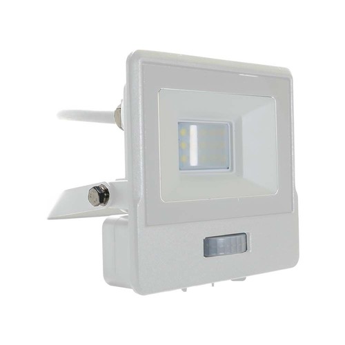 10W LED-strålkastare med sensor - Vit, Samsung LED-chip