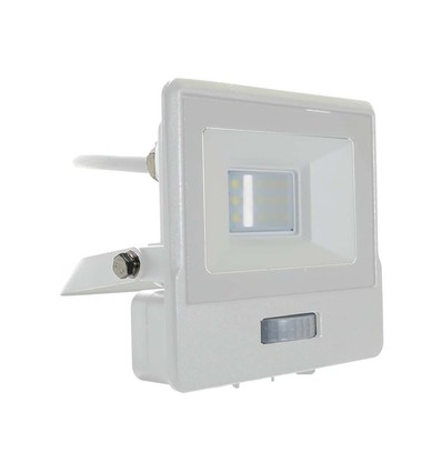10W LED-strålkastare med sensor - Vit, Samsung LED-chip