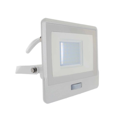 30W LED strålkastare med sensor - Samsung LED chip, IP65, 4000K, 1m kabel, utomhus