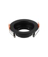 GU10 downlight - Rund, svart, PC-plast, inom-/utomhus, hål: Ø8,5 cm, mått: Ø10,2 cm