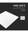 60x60 LED panel, 45W - Samsung LED chip, 5 års garanti, vit ram