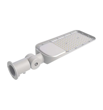 30W LED gatuarmatur med sensor - Samsung LED chip, IP65, 100lm/W, grå aluminium