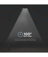 150W LED gatubelysning med Samsung chip och sensor - 135lm/W, IP65, 4000K, grå, justerbar vinkel