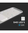 150W LED gatubelysning med Samsung chip och sensor - 135lm/W, IP65, 4000K, grå, justerbar vinkel